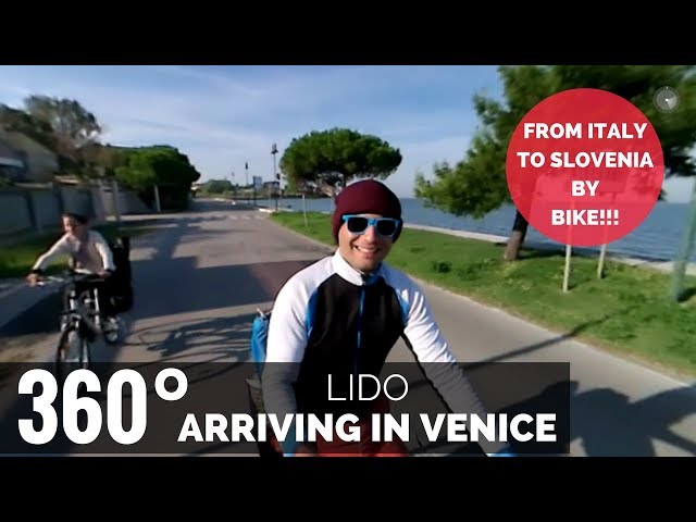 360 degree video - Arriving in Venice through Lido