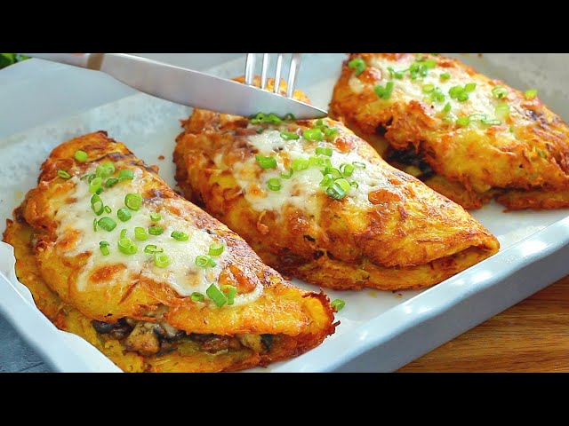 Crispy potatoes with a juicy filling. I can eat this every day. Very tasty!