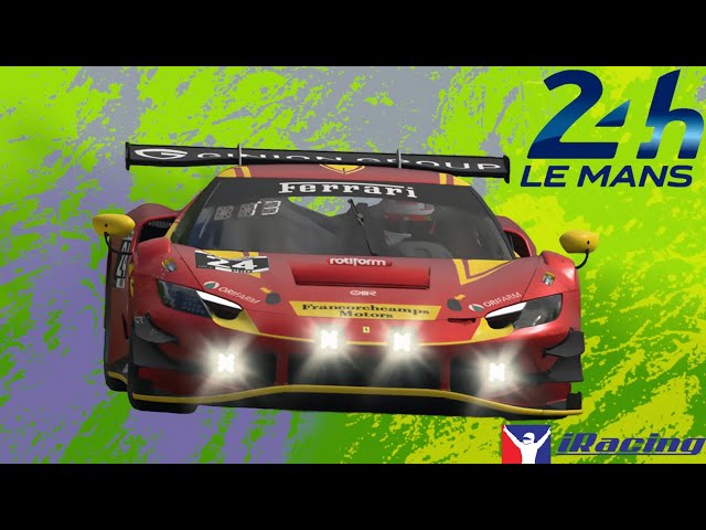 iRacing Le Mans | Ferrari 296 GT3 | Live Stream #18