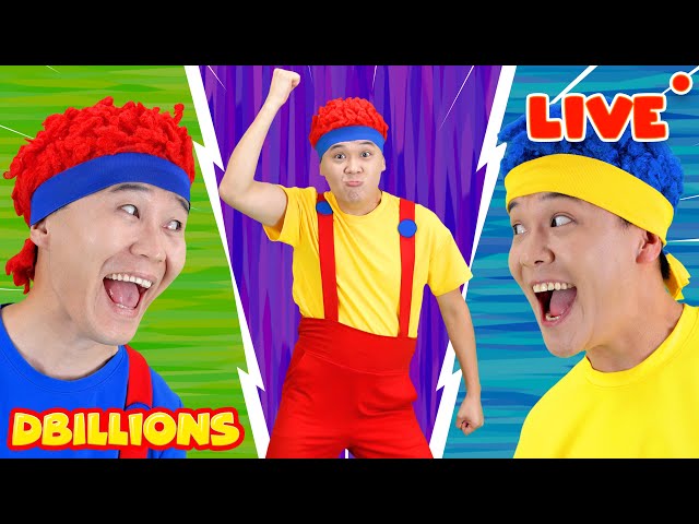 LIVE – D Billions Fun & Educational Songs & Puzzles for Kids! | Crazy Mix, Cha-Cha's Big Day!