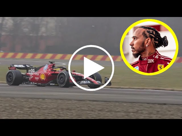 Lewis Hamilton Ferrari crash | Lewis Hamilton suffers crash during latest Ferrari F1 test | Hamilton