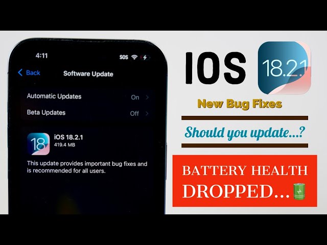 iOS 18.2.1 Officially Released with Battery Improvements | New Bug fixes on iPhones in Telugu