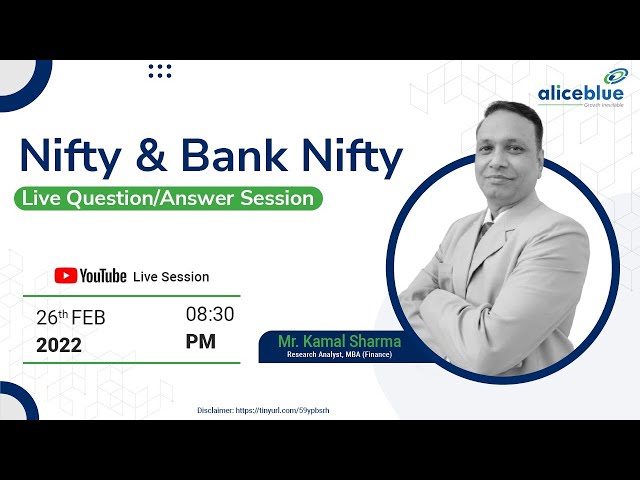 Nifty & Bank Nifty : Live Question/Answer Session