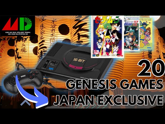 20 Exclusive Sega 🔵GENESIS games from 🍙Japan. HIDDEN GEMS or WEIRD games?