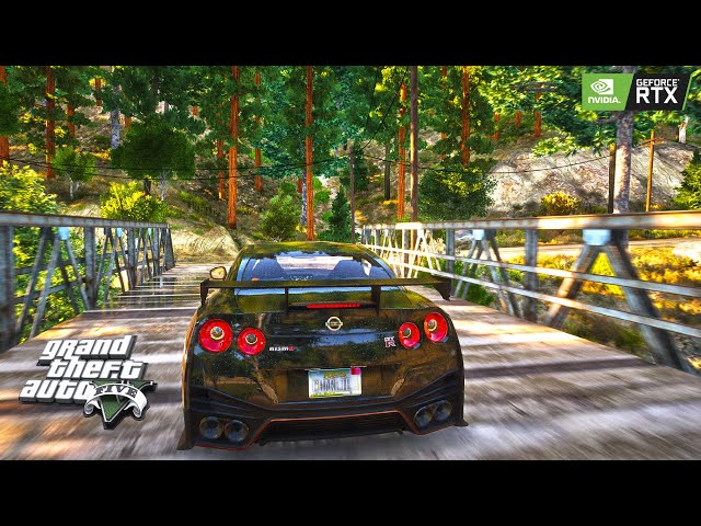 4K⁶⁰ ULTRA REALISTIC DRIVING ULTIMATE SUPERCAR NISSAN GTR IN GTA 5 ! #gta5 #gta