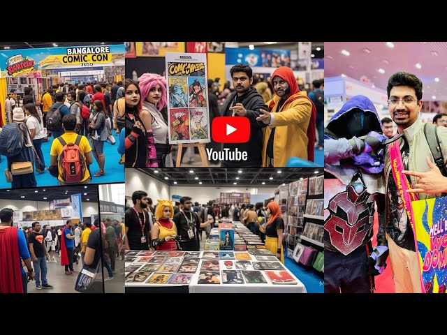 Bangalore Comic-Con 2025 Vlog | Comics, Cosplay, Artists, Pop Culture