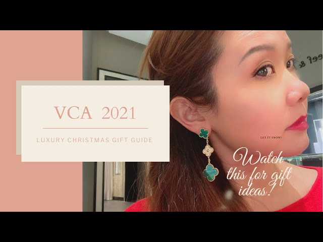 Van Cleef & Arpels Luxury Vlog Christmas Gift Guide Vlog 2021 & top picks #vca #vcashopping Alhambra