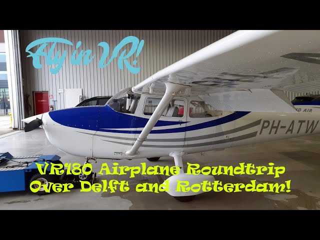 VR180/Spatial Flight over Delft and Rotterdam in a Cessna 172