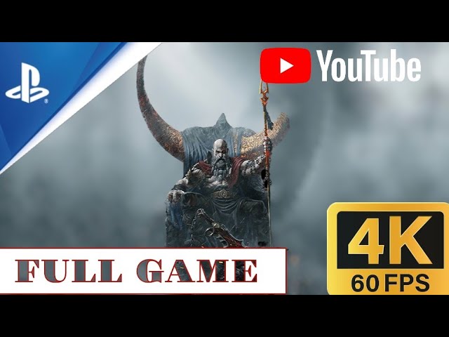 GOD OF WAR Gameplay Walkthrough FULL GAME 4K 60FPS