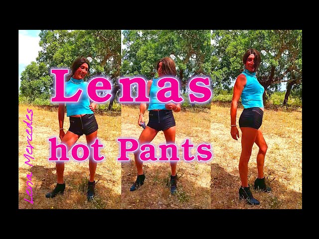 Crossdressing Lena Mercedes got new sexy hot pants - MtF crossdresser #crush