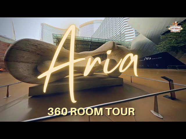 Aria Strip View Room Tour 360 | Deluxe King | Las Vegas Strip