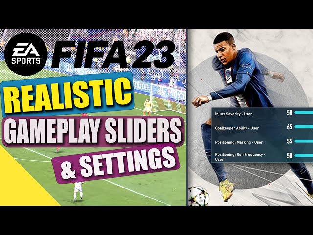 Fifa 23 | Realistic Gameplay Sliders and Settings VERSION 1.0  ⚽️