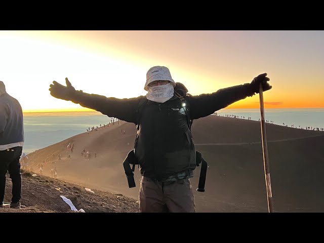 Llegamos a la cumbre del Volcán Acatenango Guatemala