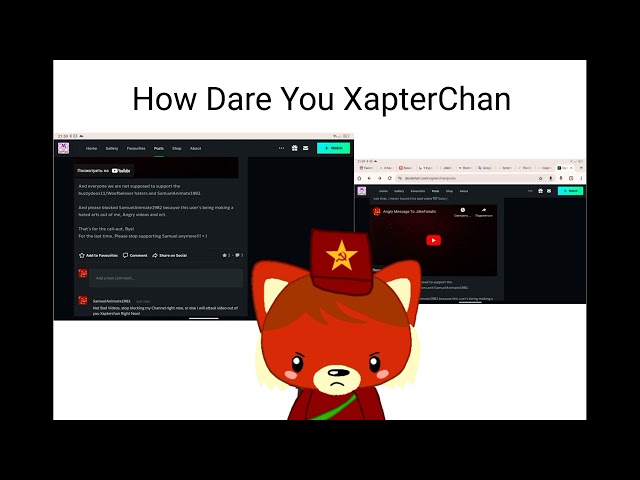 Angry Message To XapterChan