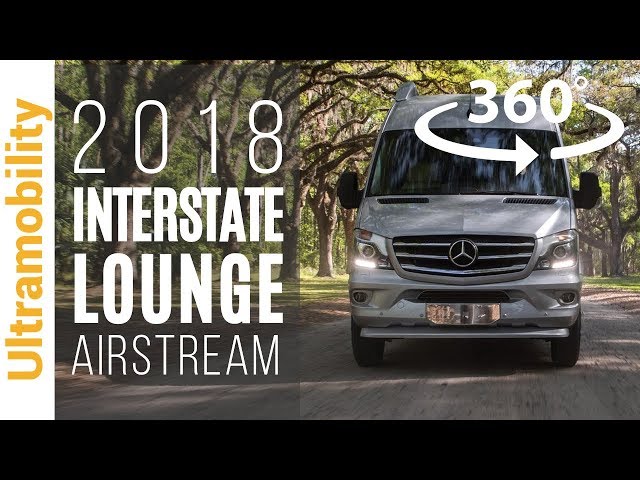 (360 degree video) 2018 Airstream Interstate Lounge Ext Review | Luxury Touring Coach Seats 9