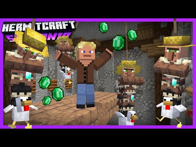 Chicken Villager Trading Hall! - Minecraft Hermitcraft Season 10