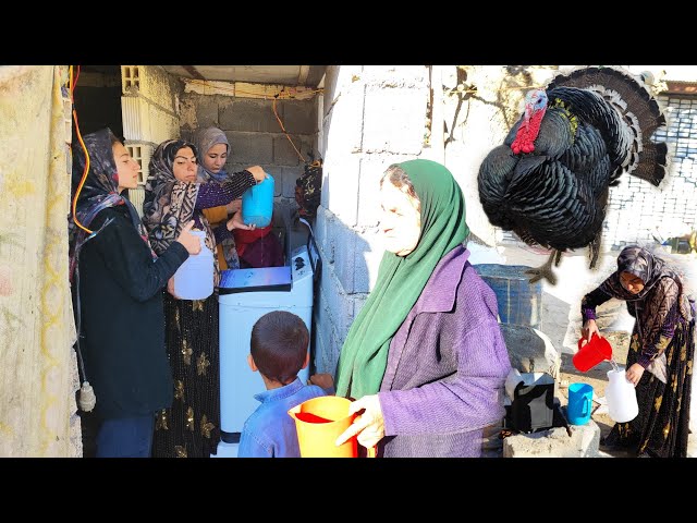 Nomadic family rejoices after a long time by buying washing machines with the help of a kind woman