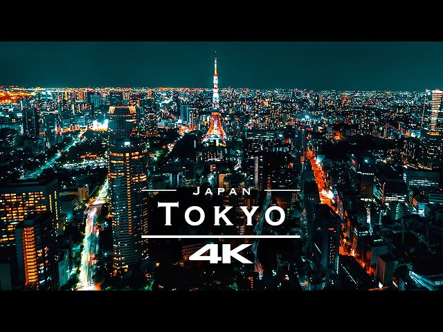 Tokyo, Japan 🇯🇵 - by drone [4K] TIMELAPSE