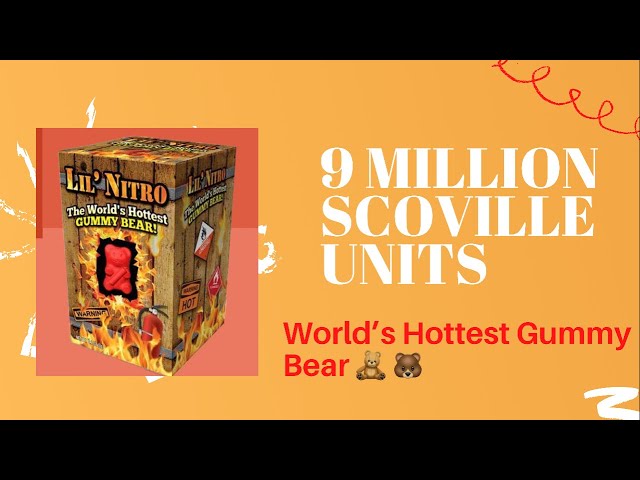 The WORST GUMMY BEAR in the WORLD | 9 Million Scoville Units | I Almost Died   HD 1080p