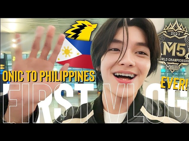 First Ever Vlog | Onic Traveling to the Philippines!