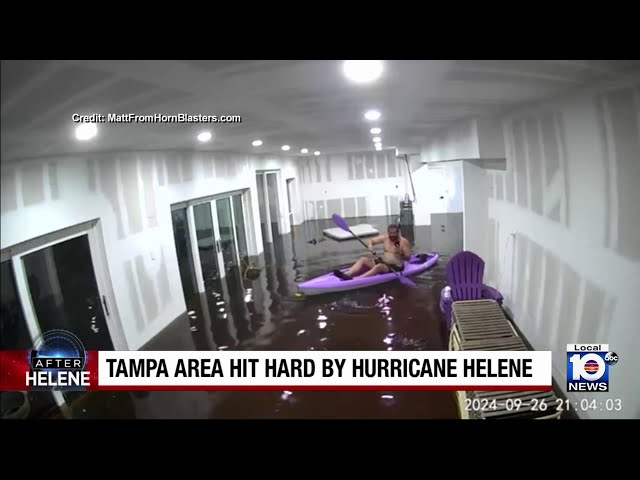 Tampa area hit hard by Hurricane Helene