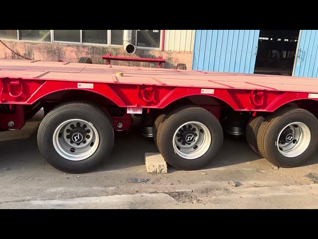 FEICHI 8 axles lowbed trailer                                           whatsapp：  +86 199 5372 6179