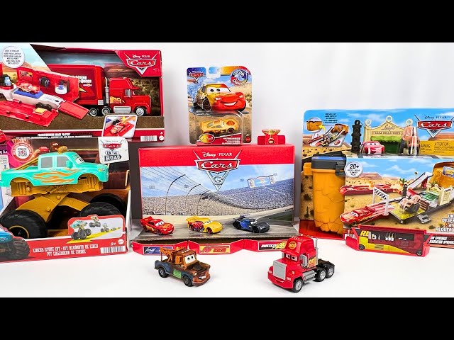 Disney Pixar Cars Unboxing Review l Lightning McQueen & Monster Truck ASMR