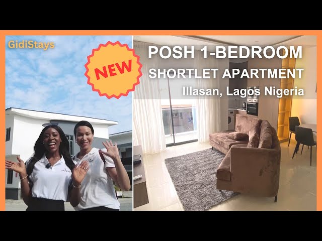 ⚡ NEW APARTMENT! Posh 1-Bedroom Apartment by GidiStays | Illasan, Ikate Lekki, Lagos Nigeria