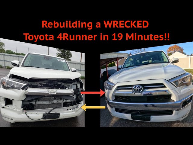 Restoring a Wrecked 2022 Toyota 4Runner For My Dad