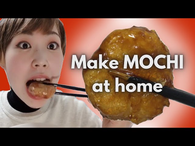 [MAKE MOCHI AT HOME] without mochi flour!!!