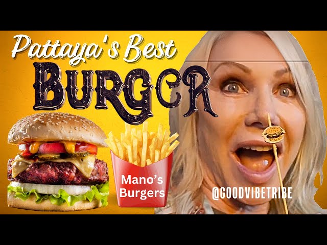 Ultimate Burger Tour in Pattaya 🍔: Tasting the Best Burgers with Famous Friends!"