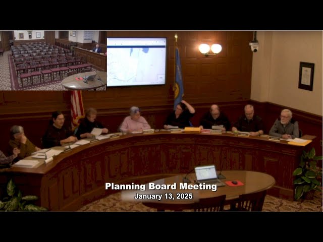 Planning Board Meeting 01/13/2025