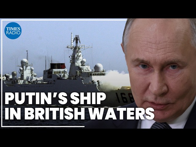 Putin’s spy ship spotted in British waters, defence minister reveals