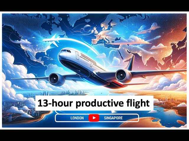 Uçakta nasıl vakit geçirilir? 13-hour productive flight from London to Singapore