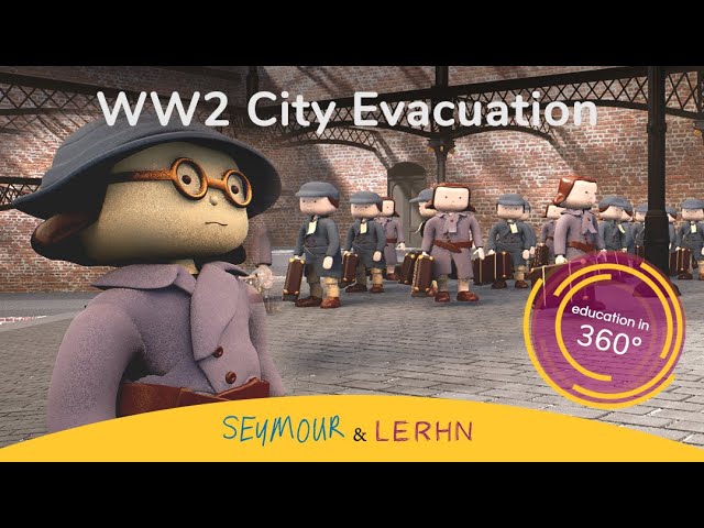 360 Video - WW2 Evacuation: Children Fleeing the City | Virtual Reality |