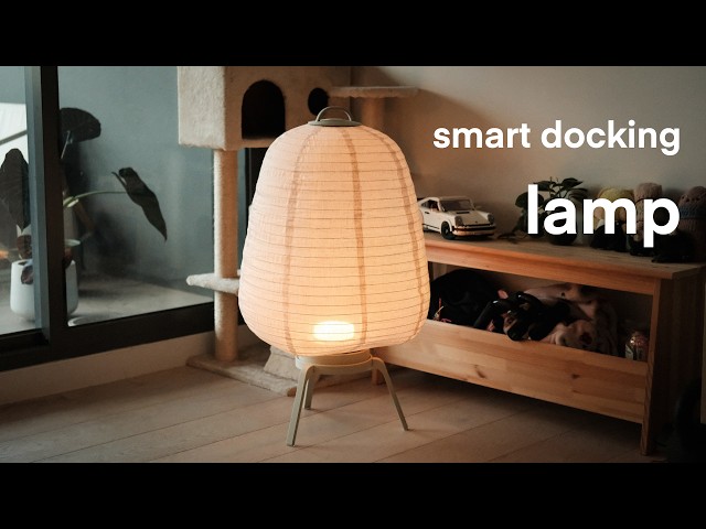 making a smart docking lamp with 3D printing