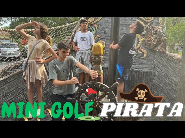 PIRATE MINI GOLF IN OLRANDO!⛳️ VLOG #3