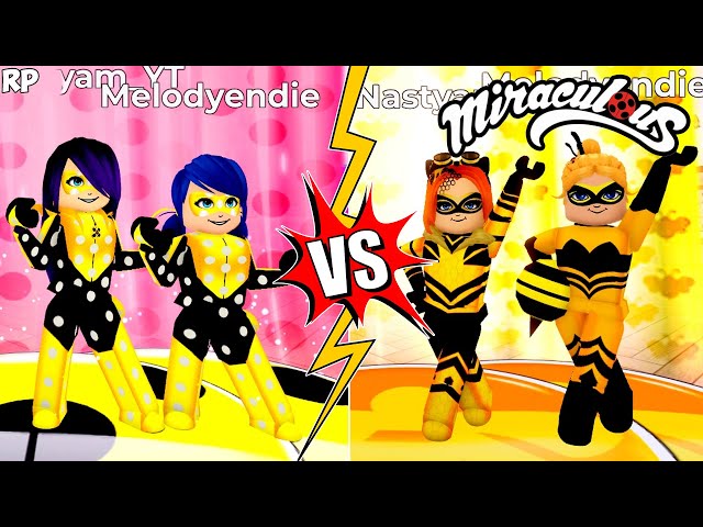 NEW VS ORIGINAL TRANSFORMATION (COMPARISON) NO MIRACULOUS RP - MIRACULOUS ROBLOX!