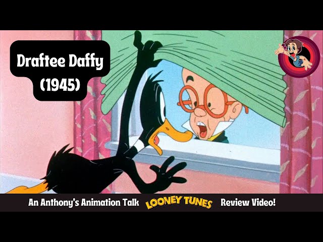 Draftee Daffy (1945) Review: Daffy's Wacky Escape from the Draft Board!