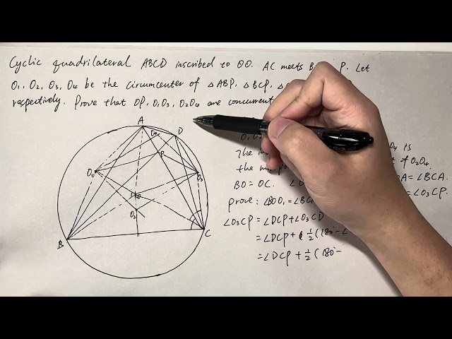 Olympiad Geometry Circumcenter Example 7