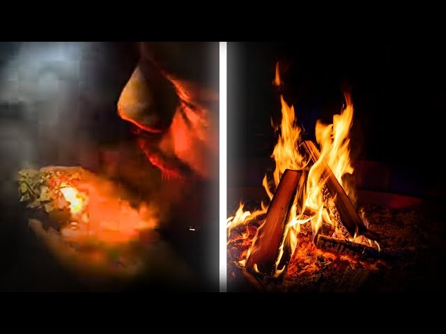 How to Light a Fire in a Primitive Way! #viral #foryou #fire #amazingvideo #camping