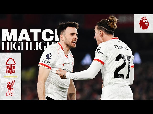 Highlights: Nottingham Forest vs Liverpool | Record-breaking Jota goal