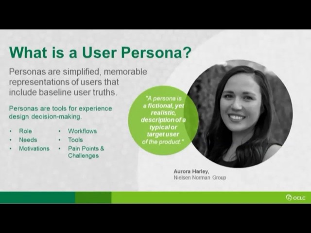 Works in Progress Webinar: Better design -- tools for creating user personas