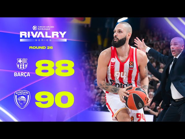 Fournier's BUZZER BEATER MAGIC | Barcelona – Olympiacos | BASKETBALL HIGHLIGHTS R26 2024-25