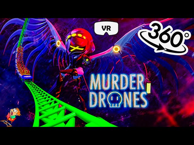 VR 360° Murder Drones Roller Coaster in VR 360 Video