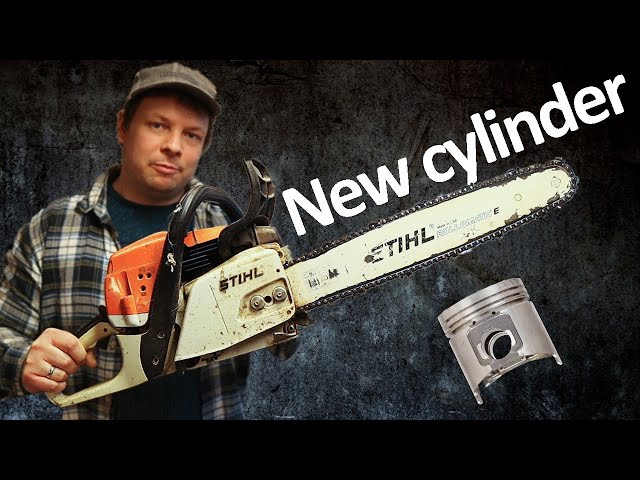 Complete rebuild of my Stihl MS 362 chainsaw, new cylinder and piston