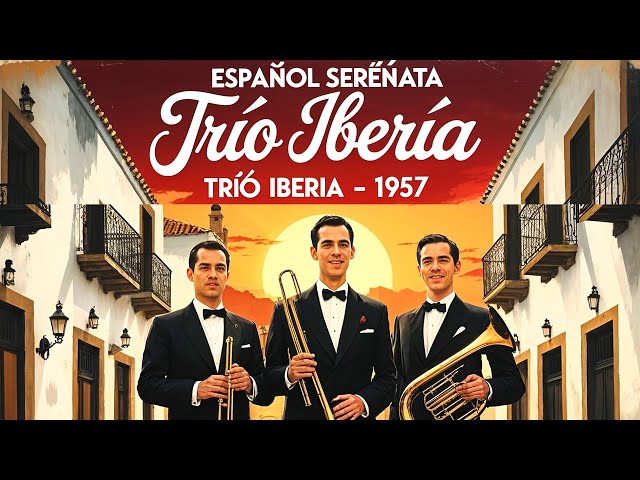 Trío Iberia – Español Serenata (1957) 🎺✨ Lost Spanish Brass Recordings Reborn with AI Technology!