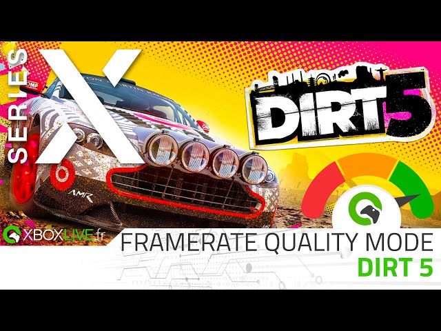 TECH Xbox Series X - Dirt 5 | Framerate Quality Mode