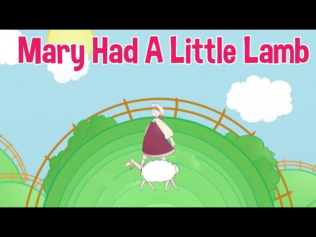 Mary Had a Little Lamb Nursery Rhyme Oxbridge Baby