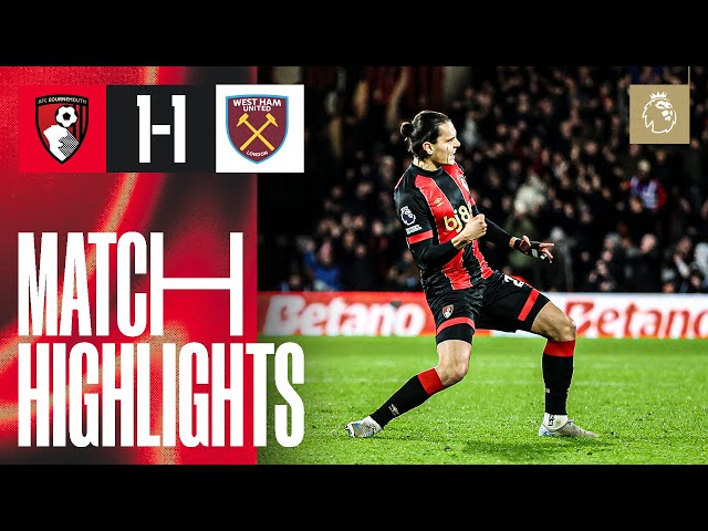 Ünal scores UNBELIEVABLE 30-YARD free-kick in more late drama | AFC Bournemouth 1-1 West Ham United